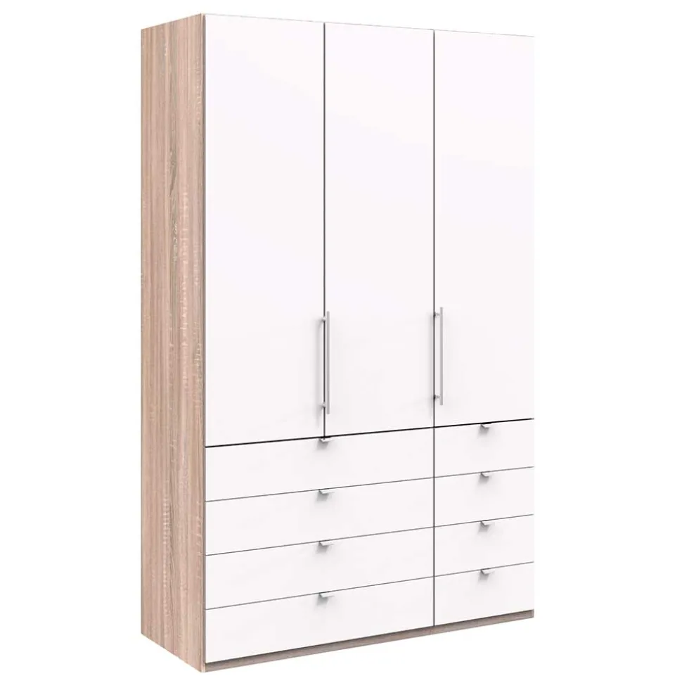 Weißer Kleiderschrank Made in Germany - Vaclyn