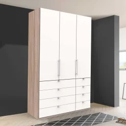 Weißer Kleiderschrank Made in Germany - Vaclyn