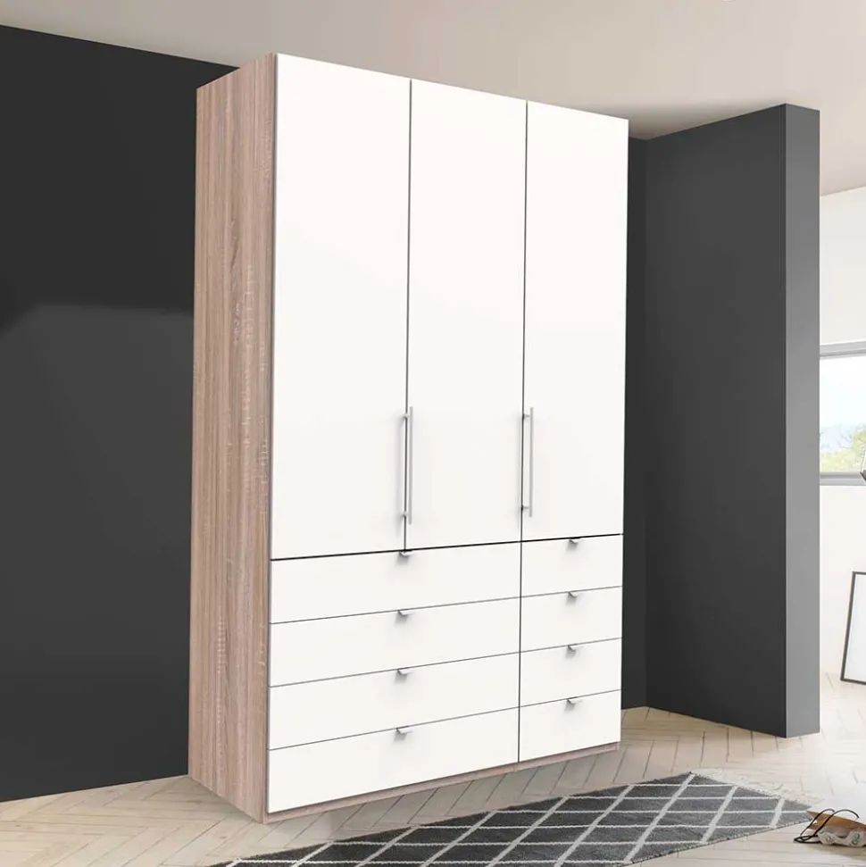 Weißer Kleiderschrank Made in Germany - Vaclyn