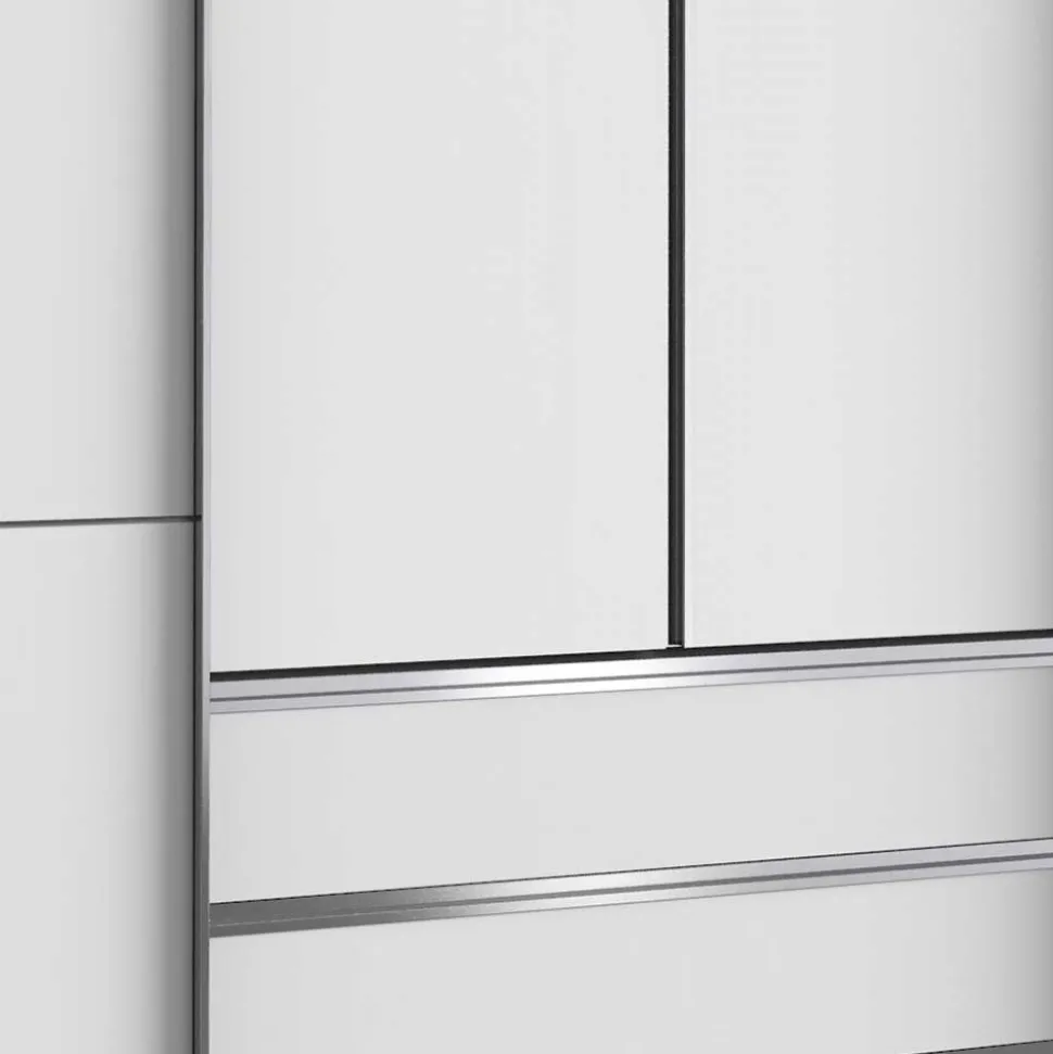 Weißer Schlafzimmerschrank in modernem Design - Gastruna
