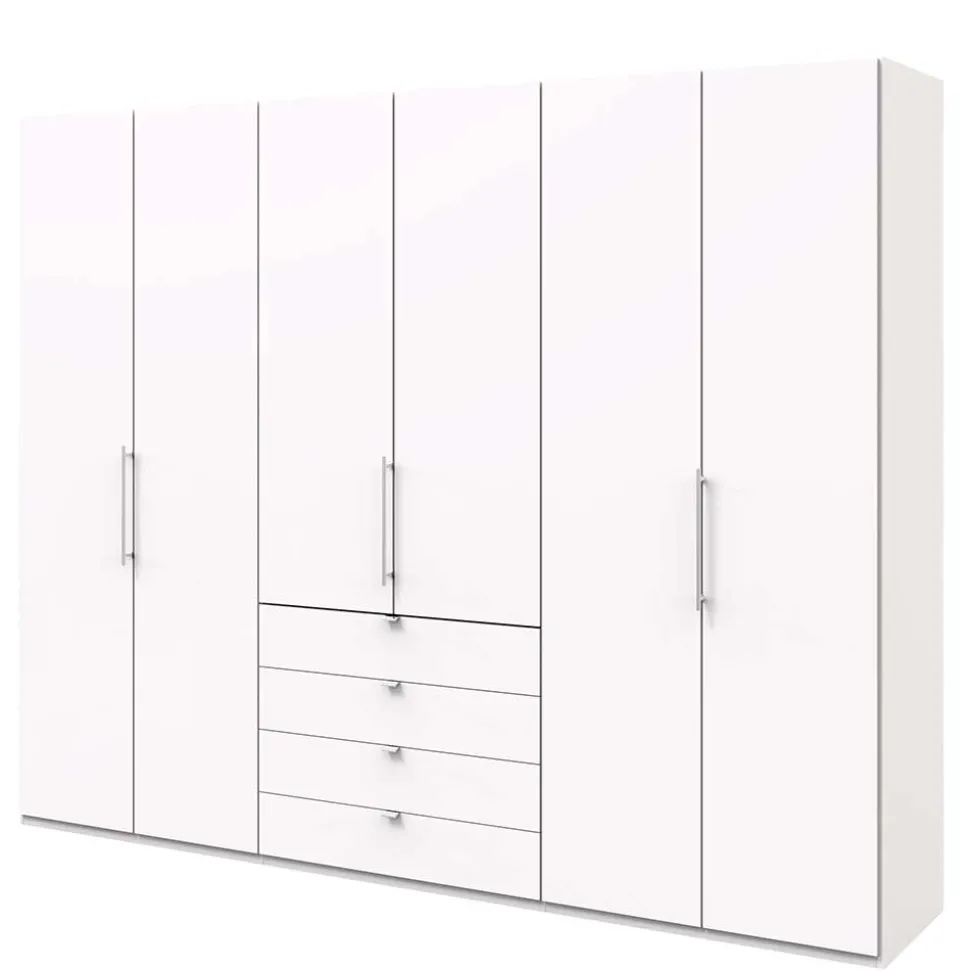 Weißer Schrank für Schlafraum 300 cm breit - Donpiave