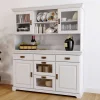 Weißes Buffet Schrank aus Kiefer massiv - Akbelev