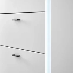 Weißes Sideboard mit vier Schubladen und zwei Klappen - Tirol