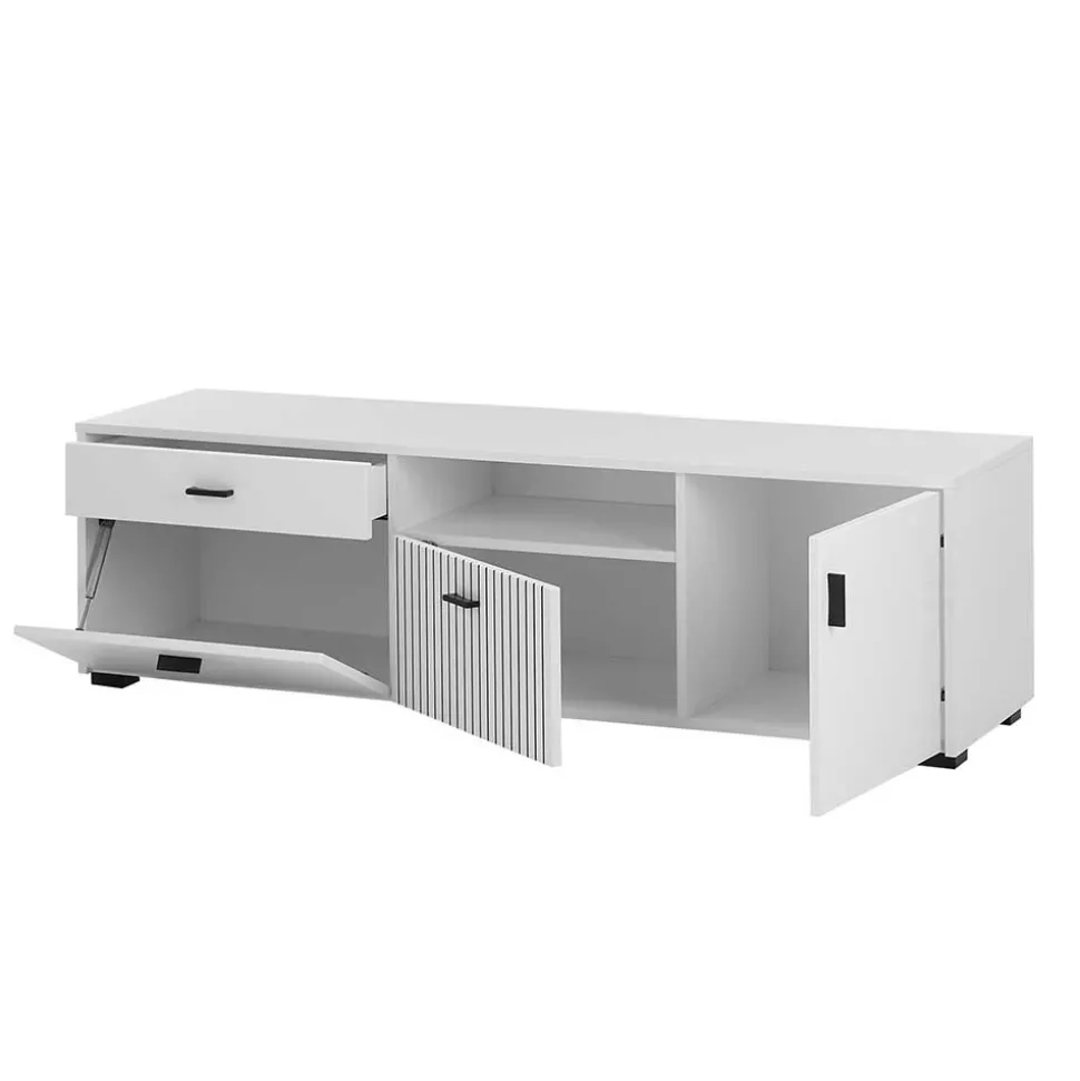 Weißes TV Board 150 cm breit - Dualkos