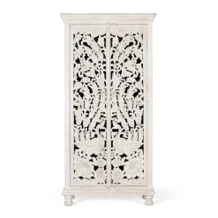 White Wash Schrank - dekoratives Design - Snake