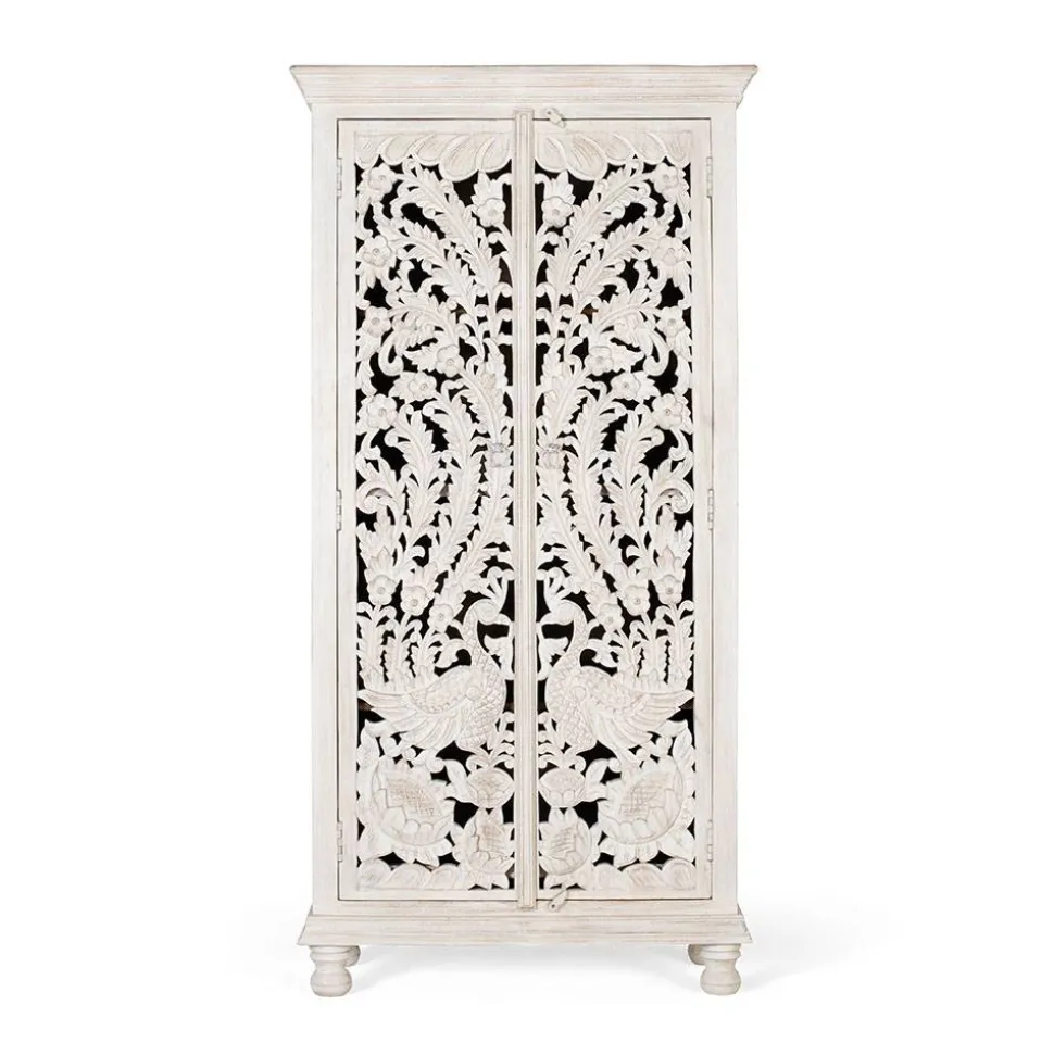 White Wash Schrank - dekoratives Design - Snake