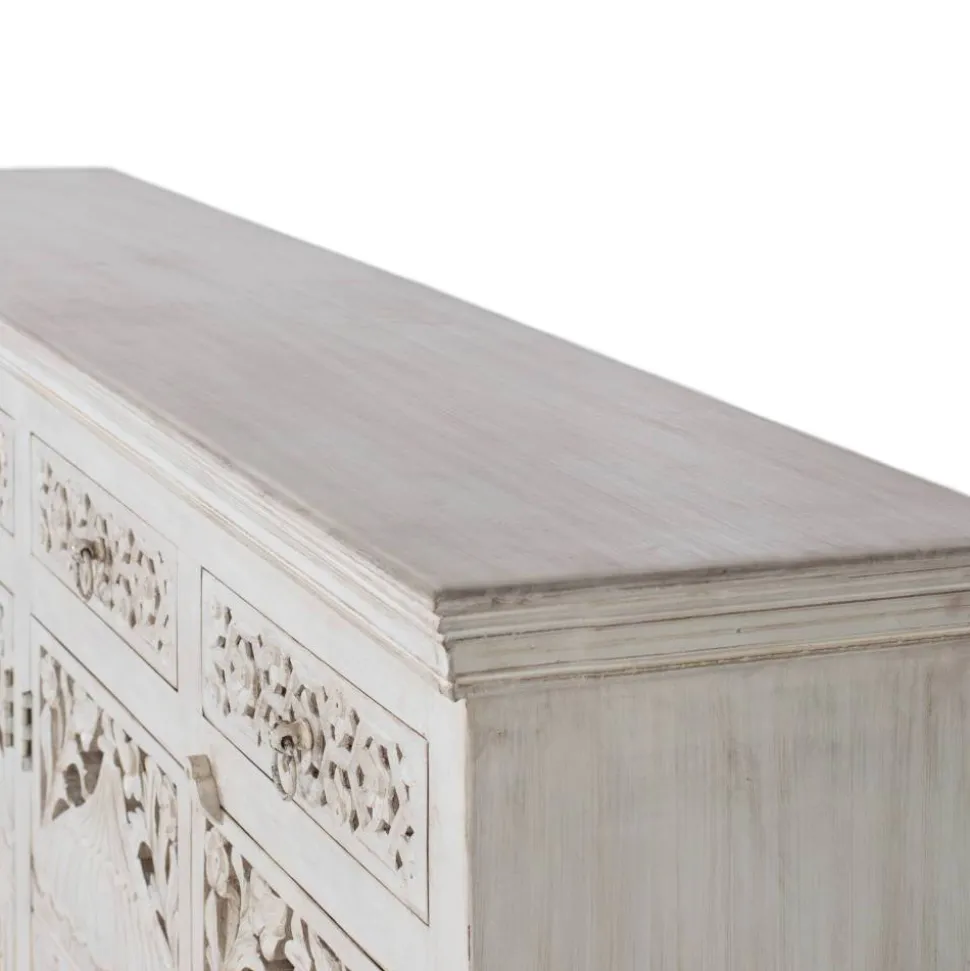 White Wash Sideboard im orientalischen Stil - Capo