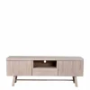 White Wash TV Lowboard aus Eiche - Dioca