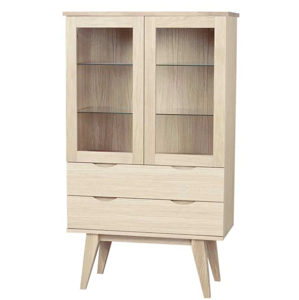 White Wash Vitrine im Skandi Design - Pessoa