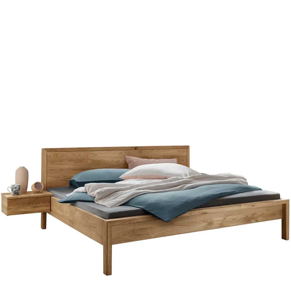 Wildeiche Bettgestell in 140x200 cm - Martinez