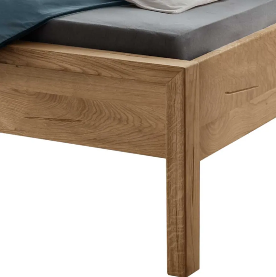 Wildeiche Bettgestell in 140x200 cm - Martinez