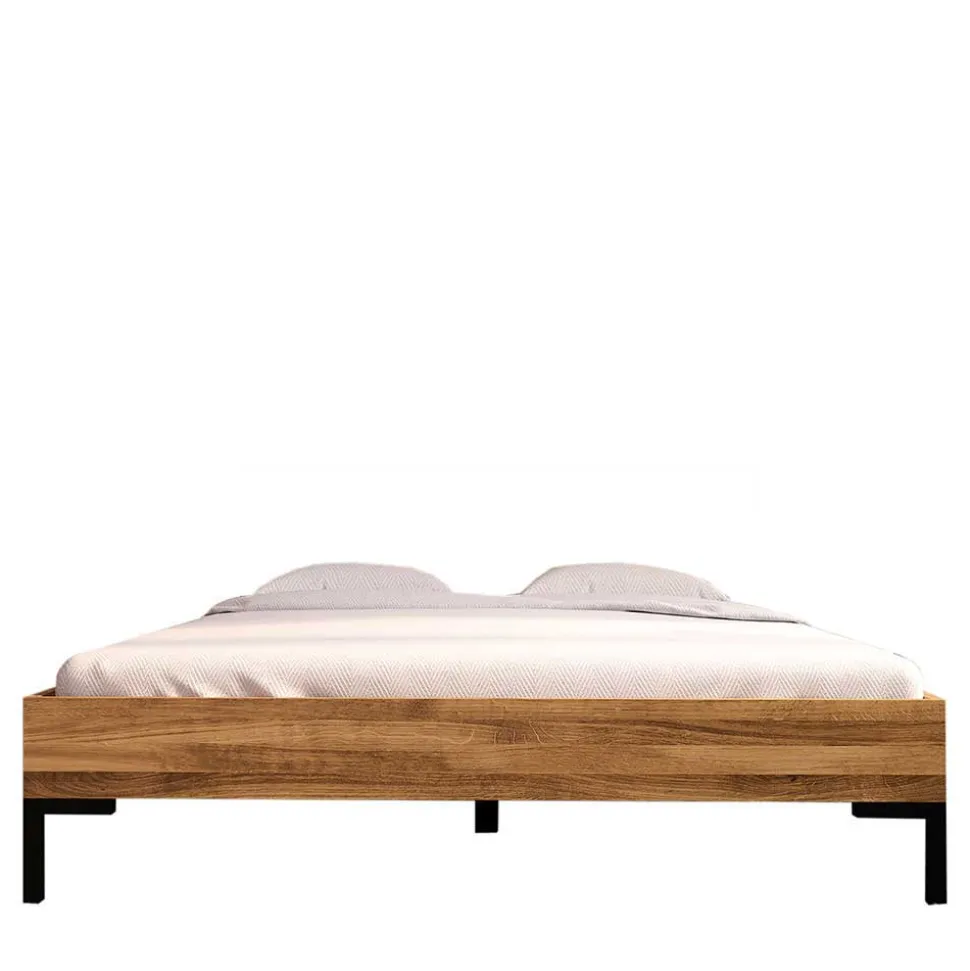 Wildeiche Holzbett für Dachzimmer - Kerfa