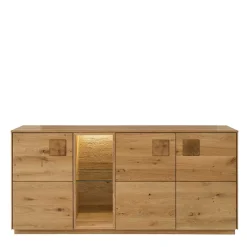 Wildeiche Sideboard in 170 cm Breite - Millena