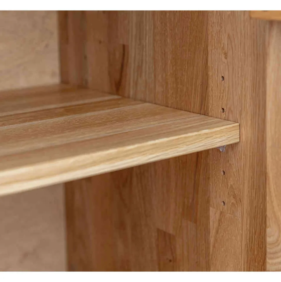 Wildeiche Sideboard mit zwei Klappen & Türen - Cocondar