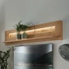 Wildeiche Wandboard geölt - 156 cm breit - Obinson