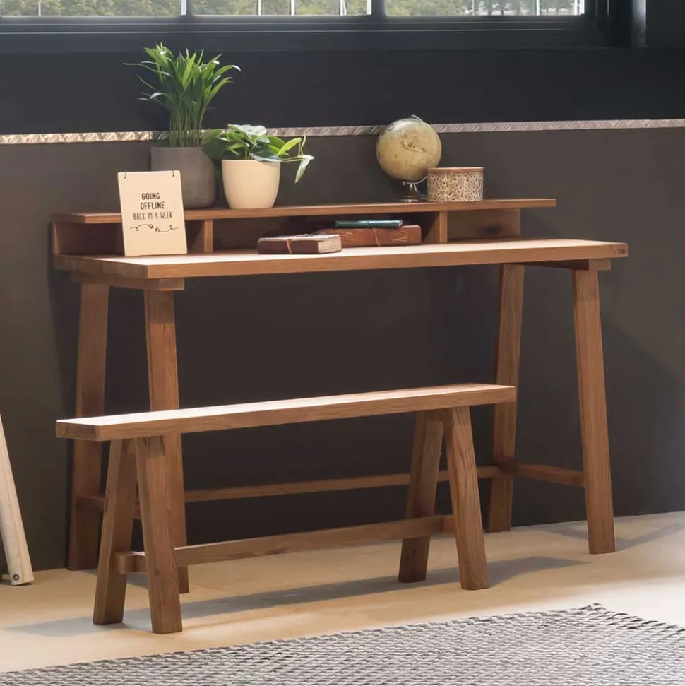 Wohnraum Holzbank aus Wildeiche massiv - Fanan