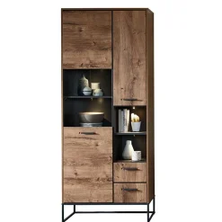 Wohnwand Designmöbel Set - Xindus (vierteilig)