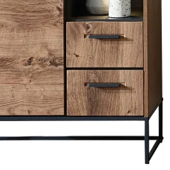 Wohnwand Designmöbel Set - Xindus (vierteilig)