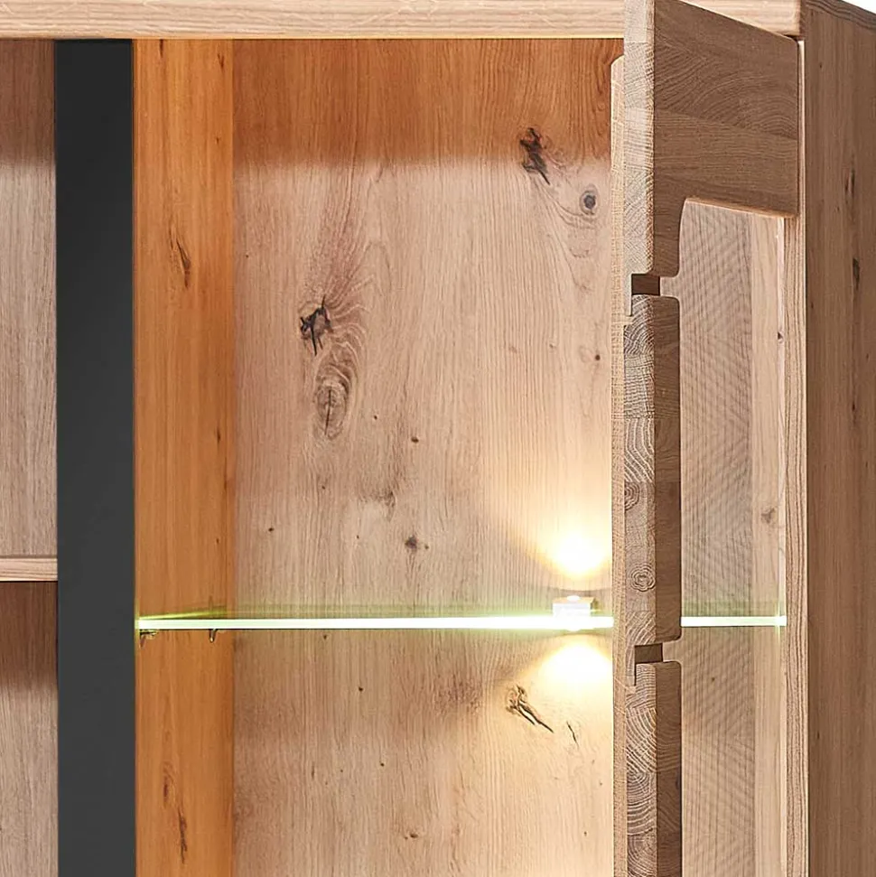 Wohnwandmöbel mit LED Beleuchtung - Mattadore (vierteilig)