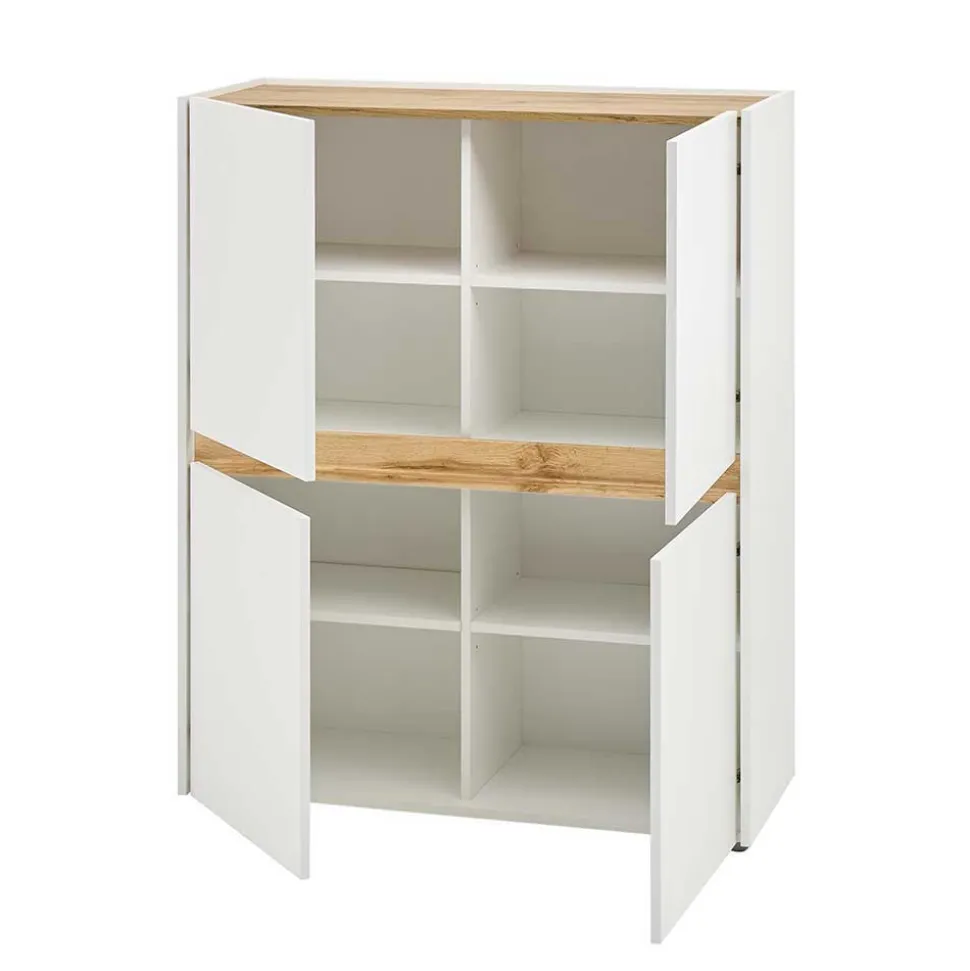 Wohnzimmer Anbauwand 340 cm breit - Nonessia (fünfteilig)