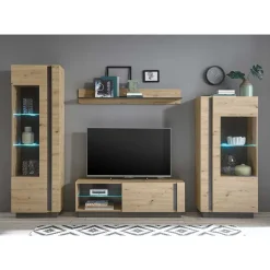 Wohnzimmer Anbauwand 270 cm breit - Lairian (vierteilig)