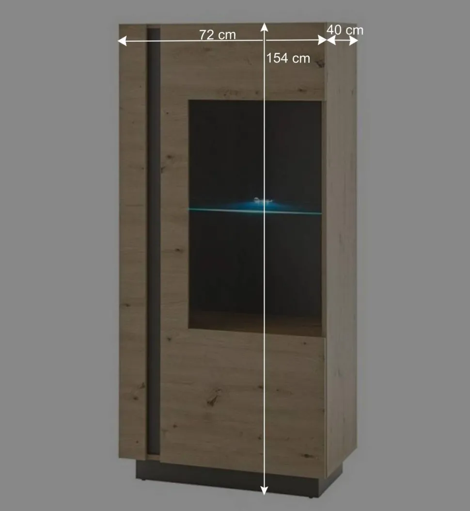 Wohnzimmer Anbauwand 270 cm breit - Lairian (vierteilig)