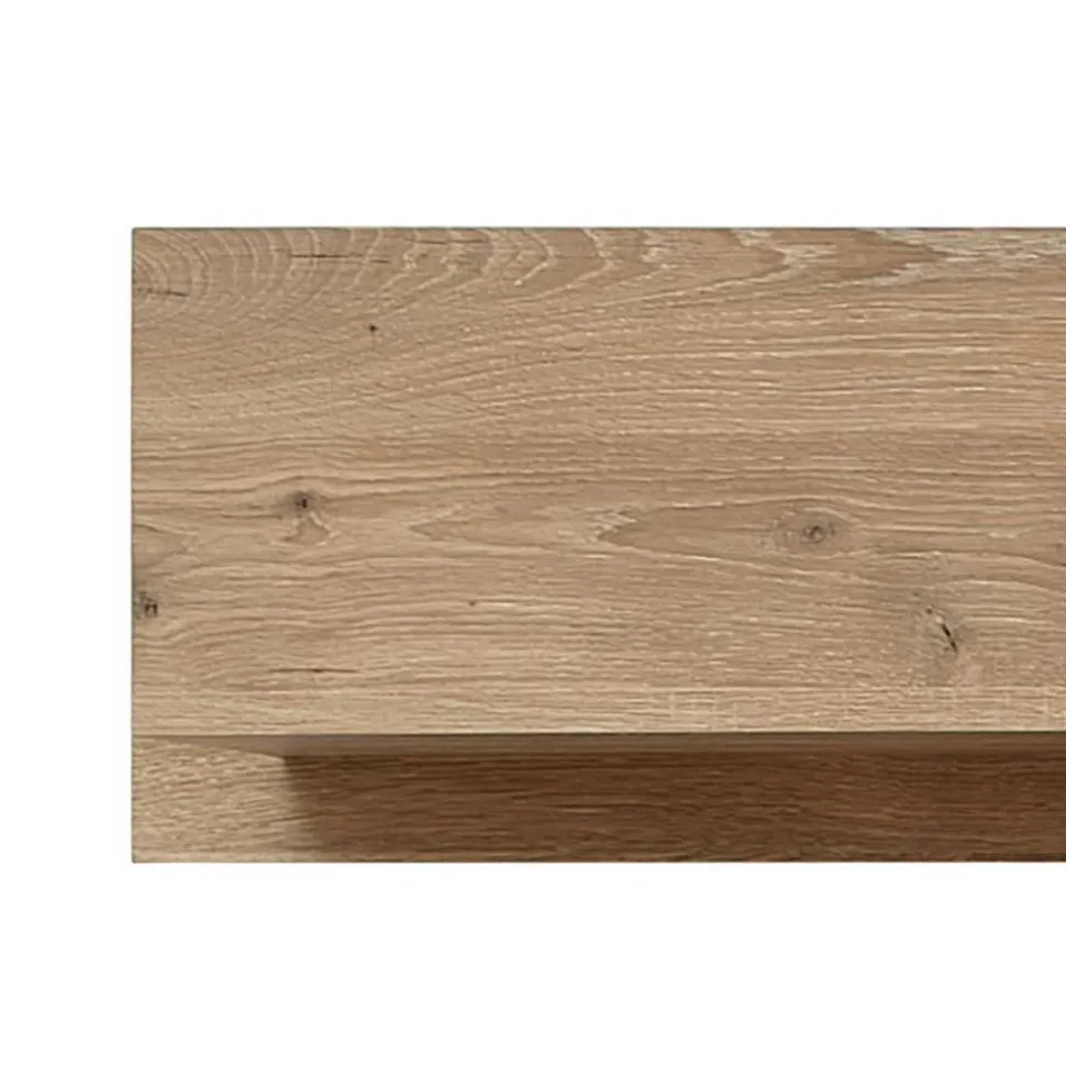 Wohnzimmer Anbauwand Holz Look - Zelio (dreiteilig)