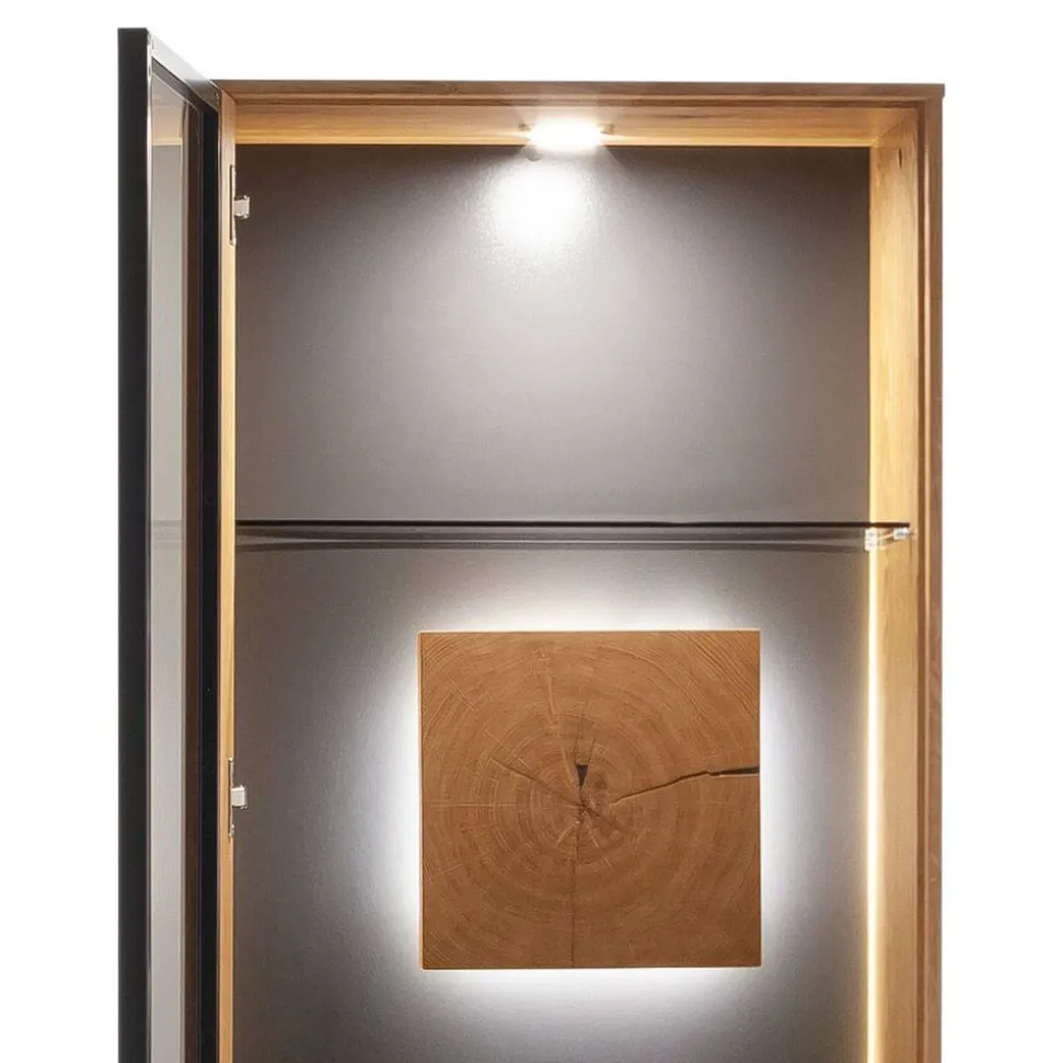 Wohnzimmer Anbauwand mit LED Beleuchtung - Drinidad (dreiteilig)
