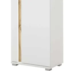 Wohnzimmer Anbauwand mit LED Set - Racelyn (vierteilig)