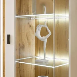 Wohnzimmer Anbauwand mit LED Set - Racelyn (vierteilig)