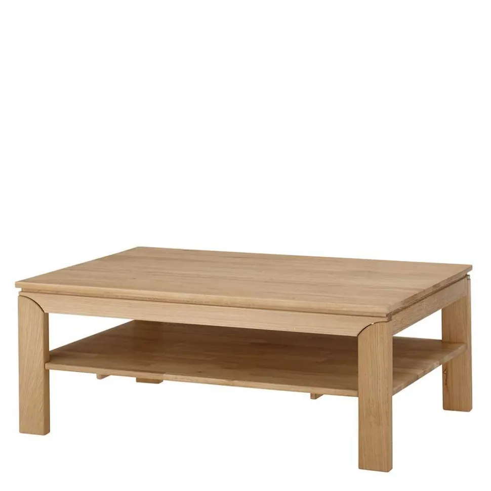 Wohnzimmer Couchtisch Croconia aus Wildeiche Massivholz