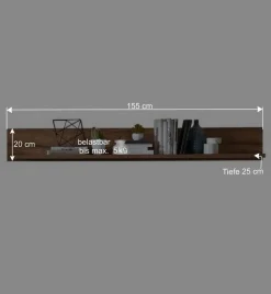 Wohnzimmer Design Wohnwand Möbelset - Xindus (vierteilig)