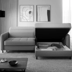 Wohnzimmer Eckcouch mit Schlaffunktion - Haik
