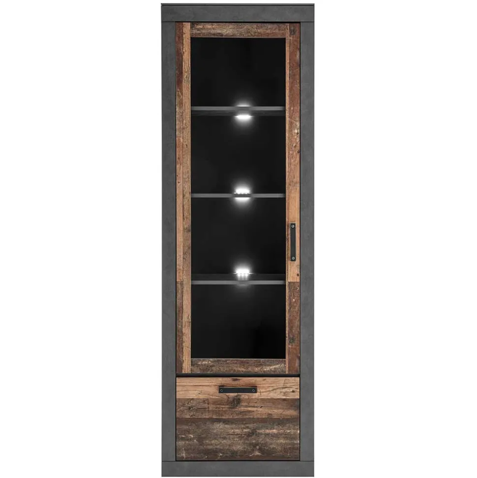 Wohnzimmer Industry Vitrine 1-türig - Timuras