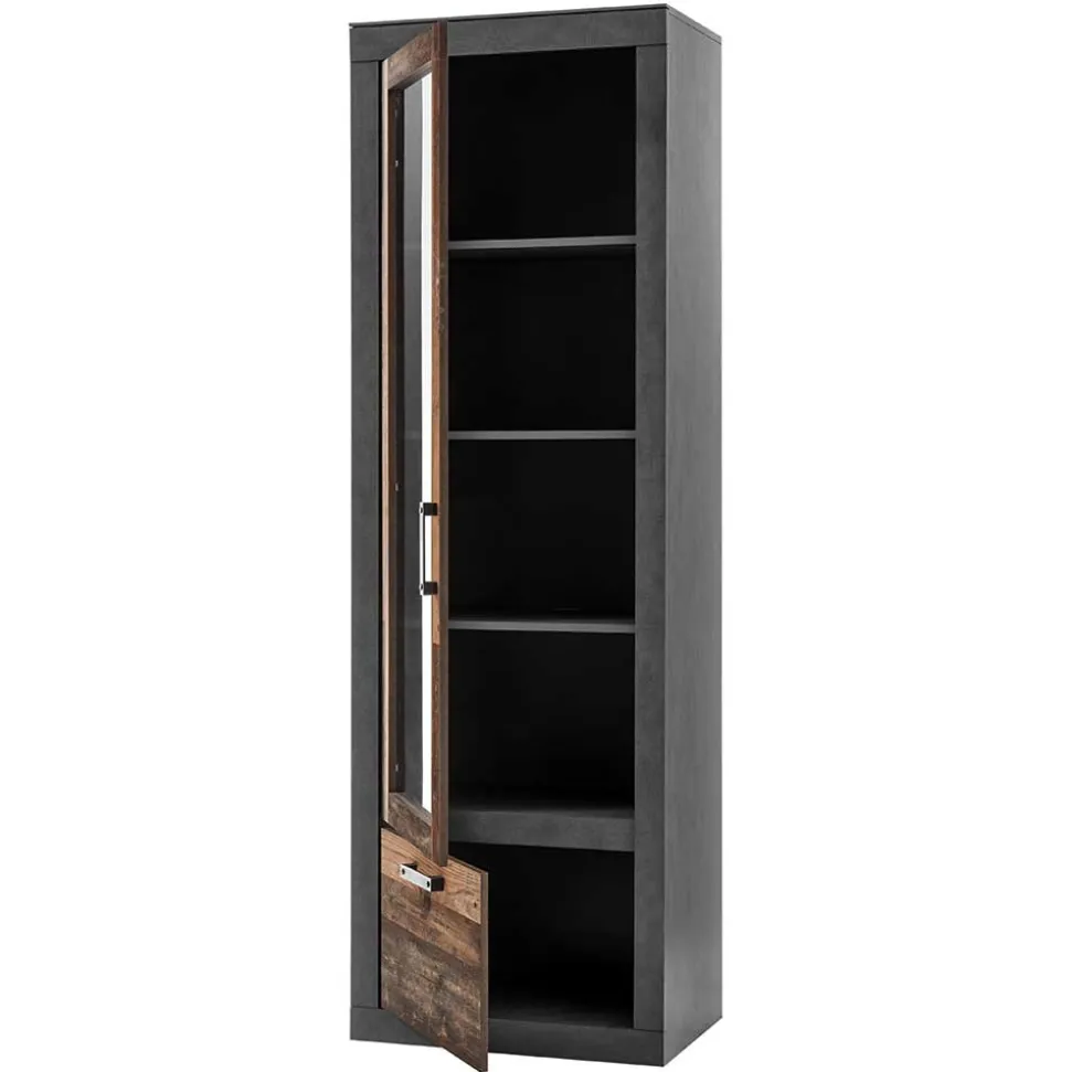 Wohnzimmer Industry Vitrine 1-türig - Timuras