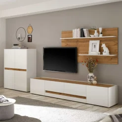 Wohnzimmer Möbelset für Wand TV - Nonessia (dreiteilig)