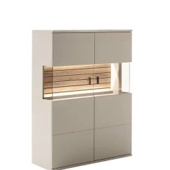 Wohnzimmer Möbelset in Grau - Teorina (dreiteilig)