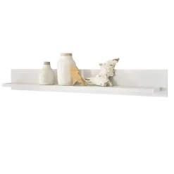 Wohnzimmer Möbelset in weißer Holzoptik Pinie - Liancos (vierteilig)