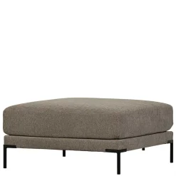 Wohnzimmer Polsterhocker in Taupe - Birte