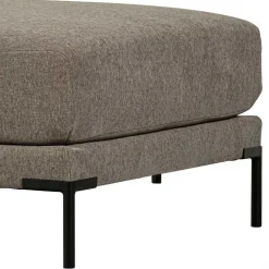 Wohnzimmer Polsterhocker in Taupe - Birte