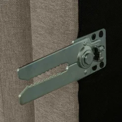 Wohnzimmer Polsterhocker in Taupe - Birte