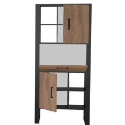 Wohnzimmer Schrank in Nussbaum Optik - Dudleys I