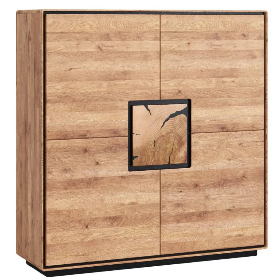 Wohnzimmer Schrank mit Hirnholz Applikation - Shipper