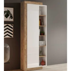 Wohnzimmer Schrank mit Tür & sechs Fächern - Milvara