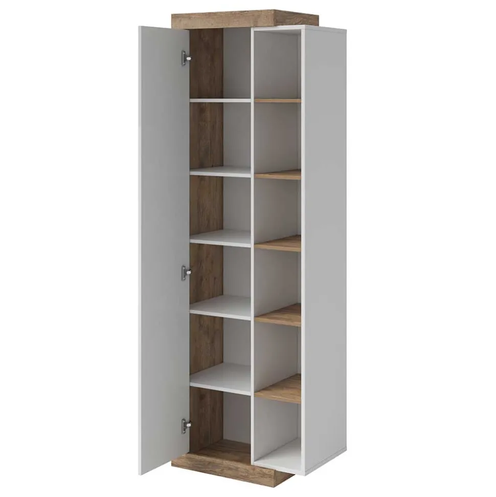 Wohnzimmer Schrank mit Tür & sechs Fächern - Milvara