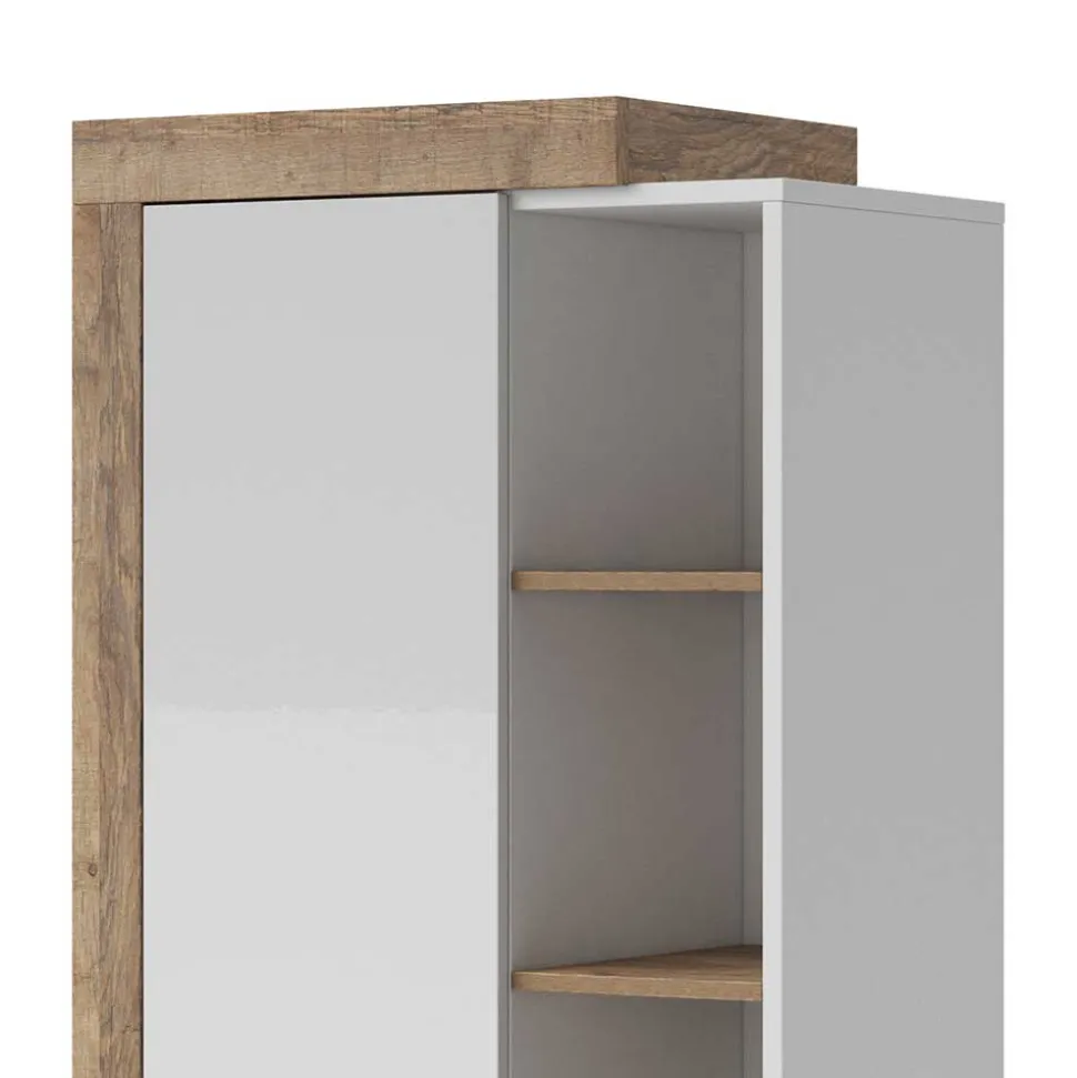 Wohnzimmer Schrank mit Tür & sechs Fächern - Milvara