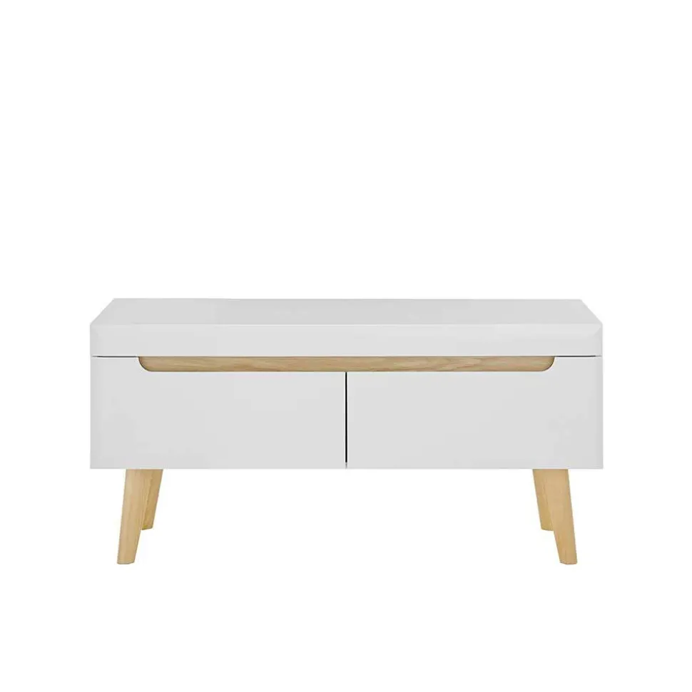Wohnzimmer Schrankset im Skandi Design - Ginko (vierteilig)