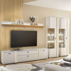 Wohnzimmer Schränke und Wandboard - Racelyn (vierteilig)