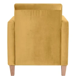 Wohnzimmer Sessel in Gelb und Buche - Salm
