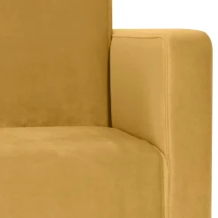 Wohnzimmer Sessel in Gelb und Buche - Salm